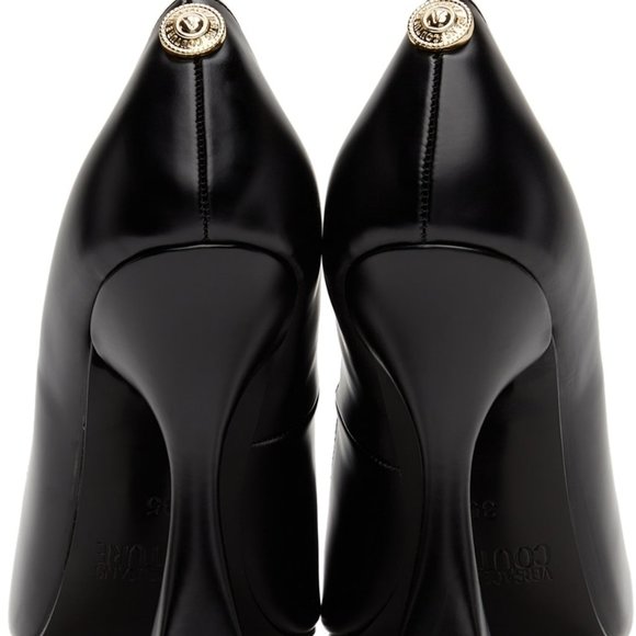 VERSACE JEANS COUTURE Black Thelma Heels - Picture 5 of 6